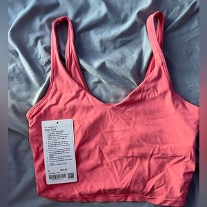 Lululemon raspberry cream align tank